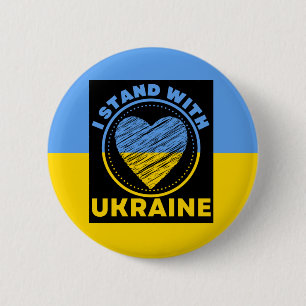 ICH STEHE ZU UKRAINE - UNTERSTÜTZUNG BUTTON