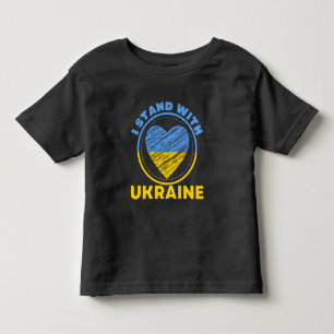 ICH STEHE ZU UKRAINE - UNTERSTÜTZUNG KLEINKIND T-SHIRT