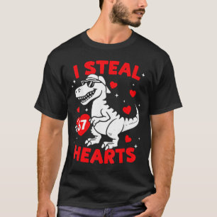 Ich stehle 67 Herz-Dinosaurier für Jungen Mädchen T-Shirt