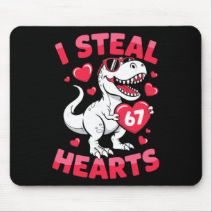Ich stehle 67 Herzen Lustiger 67. Valentinstag Din Mousepad