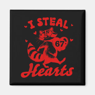 Ich stehle 67 Herzen Lustiger 67 Valentinstag Wasc Magnet