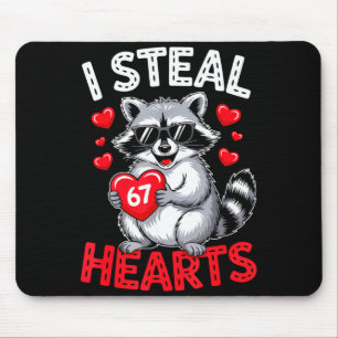 Ich stehle 67 Herzen Lustiger 67 Valentinstag Wasc Mousepad