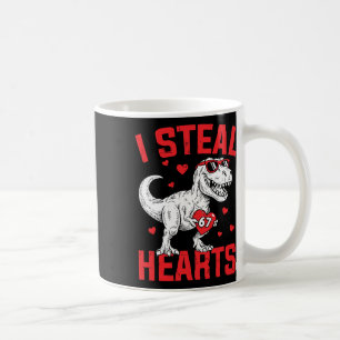 Ich stehle 67 Herzen Lustiger Sechs Sieben Valenti Kaffeetasse