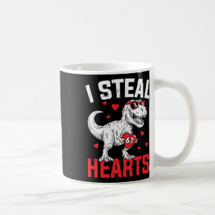 Ich stehle 67 Herzen Lustiger Sechs Sieben Valenti Kaffeetasse