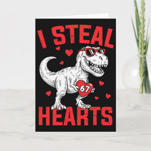 Ich stehle 67 Herzen Lustiger Sechs Sieben Valenti Karte