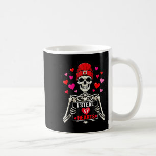 Ich stehle 67 Herzen Valentinstag 67 Meme 6 7 Skel Kaffeetasse
