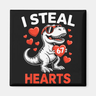 Ich stehle 67 Herzen Valentinstag 67 Meme 6 7 T-re Magnet