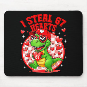 Ich stehle 67 Herzen Valentinstag 67 Meme 6 7 T-re Mousepad