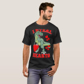 Ich stehle den Niedlichen Valentiner Dinosaurier R T-Shirt (Vorne ganz)
