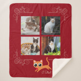 Ich stehle ein benutzerdefiniertes Foto für Herz Sherpadecke