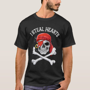 Ich stehle He Day Pirate Skull T-Shirt