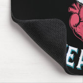 Ich stehle Herz, anatomisches Herz Goth Valen Mousepad (Ecke)