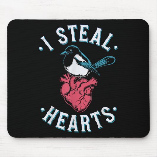 Ich stehle Herz, anatomisches Herz Goth Valen Mousepad (Vorne)