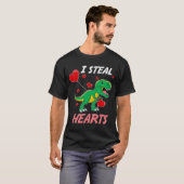 Ich stehle Herz Dinosaur Kinder Design prähistoris T-Shirt (Vorne ganz)