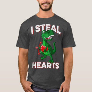 Ich stehle Herz Dinosaur-Valentinstag T-Shirt