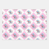 Ich stehle Herz, Dinosaurier in der Farbe der Tran Geschenkpapier Set (Vorderseite 2)