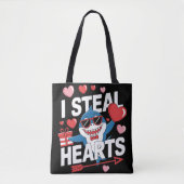 Ich stehle Herz - Funny Valentine's Day Shark Tasche (Vorderseite)
