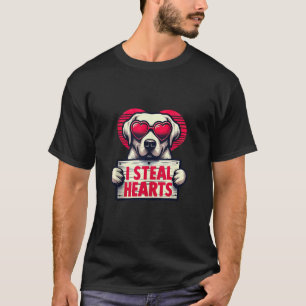 Ich stehle Herz Kinder Männer Frauen Labrador Retr T-Shirt