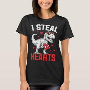 Ich stehle Herzen 67 Meme Valentinstag Dinosaurier T-Shirt