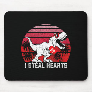 Ich stehle Herzen 67 Valentinstag 67 Meme 6 7 Jung Mousepad