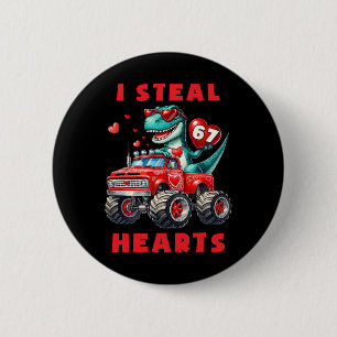 Ich stehle Herzen 67 Valentinstag 67 Meme 6 7 T-re Button