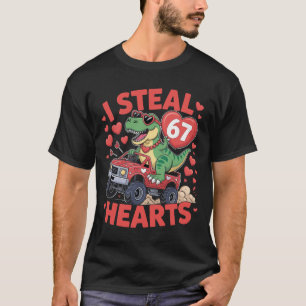 Ich stehle Herzen 67 Valentinstag 67 Meme 6 7 T-re T-Shirt