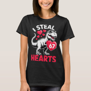 Ich stehle Herzen 67 Valentinstag 67 Meme 6 7 T-re T-Shirt