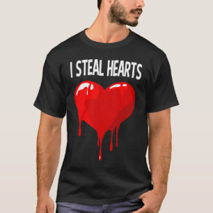 Ich Stehle Herzen Blutend Liebe Valentine's Day T-Shirt