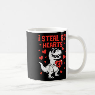Ich stehle Herzen Dino Jungen Dinosaurier Valentin Kaffeetasse