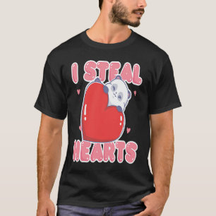 Ich stehle Herzen Panda-Bär-Tier T-Shirt