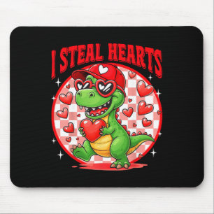 Ich stehle Herzen T-Rex Dino von Jungen Valentinst Mousepad