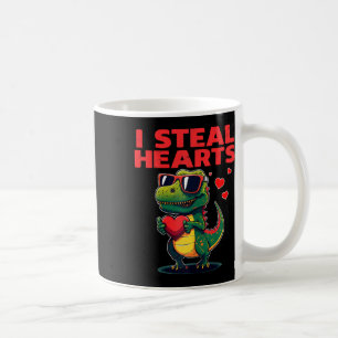 Ich stehle Herzen T-Rex Süßer Valentinstag Valenti Kaffeetasse