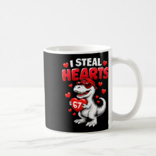 Ich stehle Herzen T Rex Valentinstag 67 Meme 6 7 B Kaffeetasse