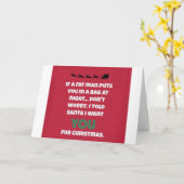 **ICH STELLE DAS MISTLETOE FÜR UNSERE CHRISTMAS** KARTE (Gelbe Blume)