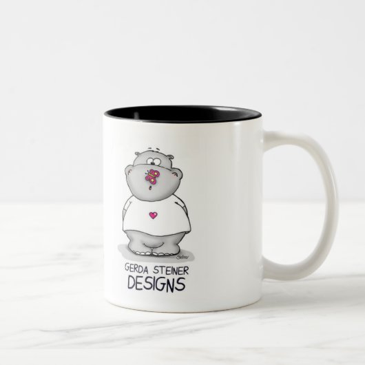 Ich stelle fantastische Karten-Tasse her! Zweifarbige Tasse (Rechts)