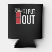 Ich stelle Feuerwehrleute Liebliches Sprichwort Ge Dosenkühler (Vorderseite)