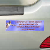 Ich stelle Ihren Glauben… in Frage Autoaufkleber (Auf Auto)