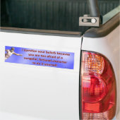Ich stelle Ihren Glauben… in Frage Autoaufkleber (Auf Lkw)