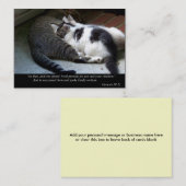 Ich stelle (Katzen-) Geschäft oder Telefonkarten Visitenkarte (Vorne/Hinten)