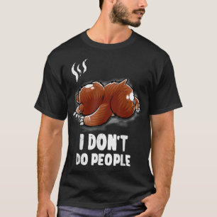 Ich stelle nicht vor, Nerd zu schlafen. T-Shirt