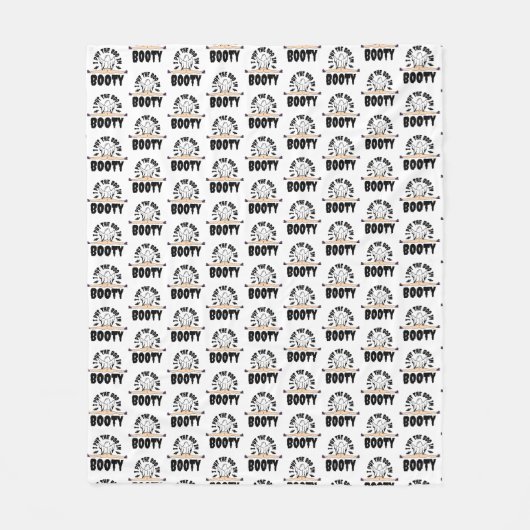 Ich stellte den Boo in Hintern Funny Halloween Gho Fleecedecke (Vorderseite)