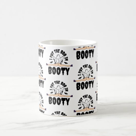 Ich stellte den Boo in Hintern Funny Halloween Gho Kaffeetasse (Mittel)
