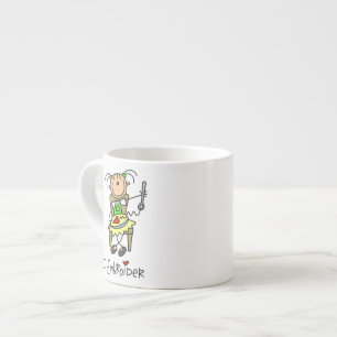 Ich sticke Stockfiguren Espressotasse