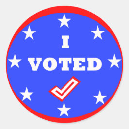 ICH STICKER GESTIMMT