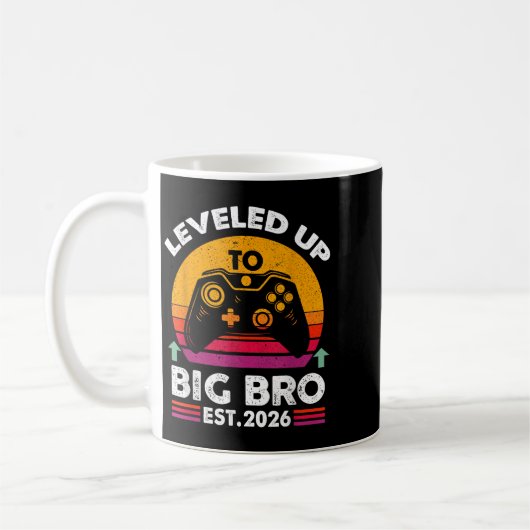 Ich stieg auf den Big Brother 2026 Funny Big Bro A Kaffeetasse (Links)