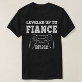 Ich stieg auf Verlobte Funny frisch Verlobt Matchi T-Shirt (Design vorne)