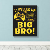 Ich stieg bis zur großen Bro Leinwanddruck (Insitu (Holzboden))