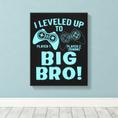 Ich stieg bis zur großen Bro Leinwanddruck (Insitu (Holzboden))