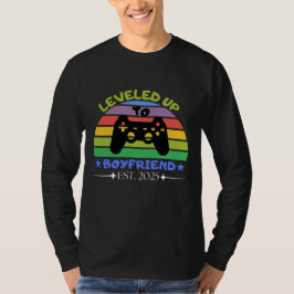 Ich stieg zu Boyfriend Funny Gamer Est auf. 2025 T-Shirt