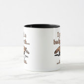 Ich stieß einen Dachs mit einem Löffel Tasse (Zentrum)